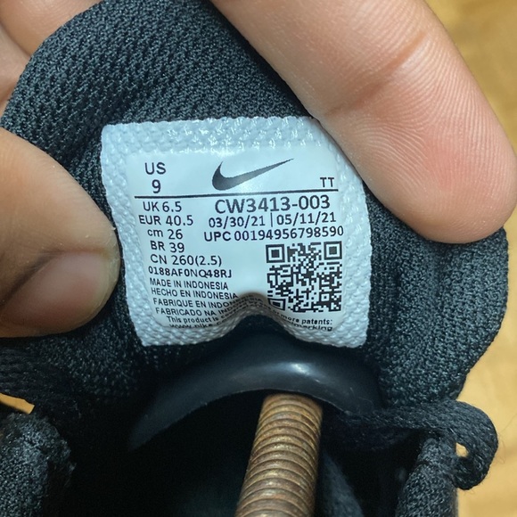 Nike Downshifter 11 Women’s Running Sneakers “Triple Black” - Picture 17 of 17